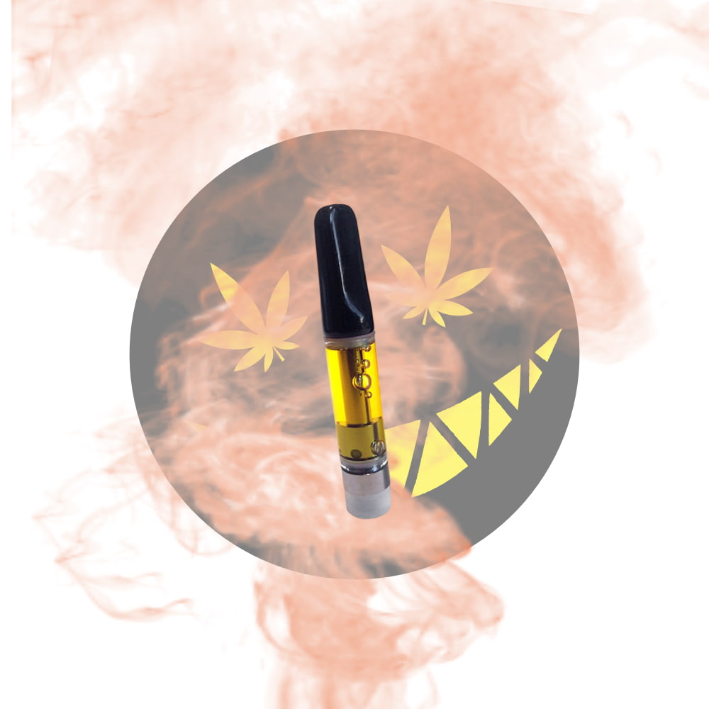Orange Superior Blend Vape Kartusche up in smoke